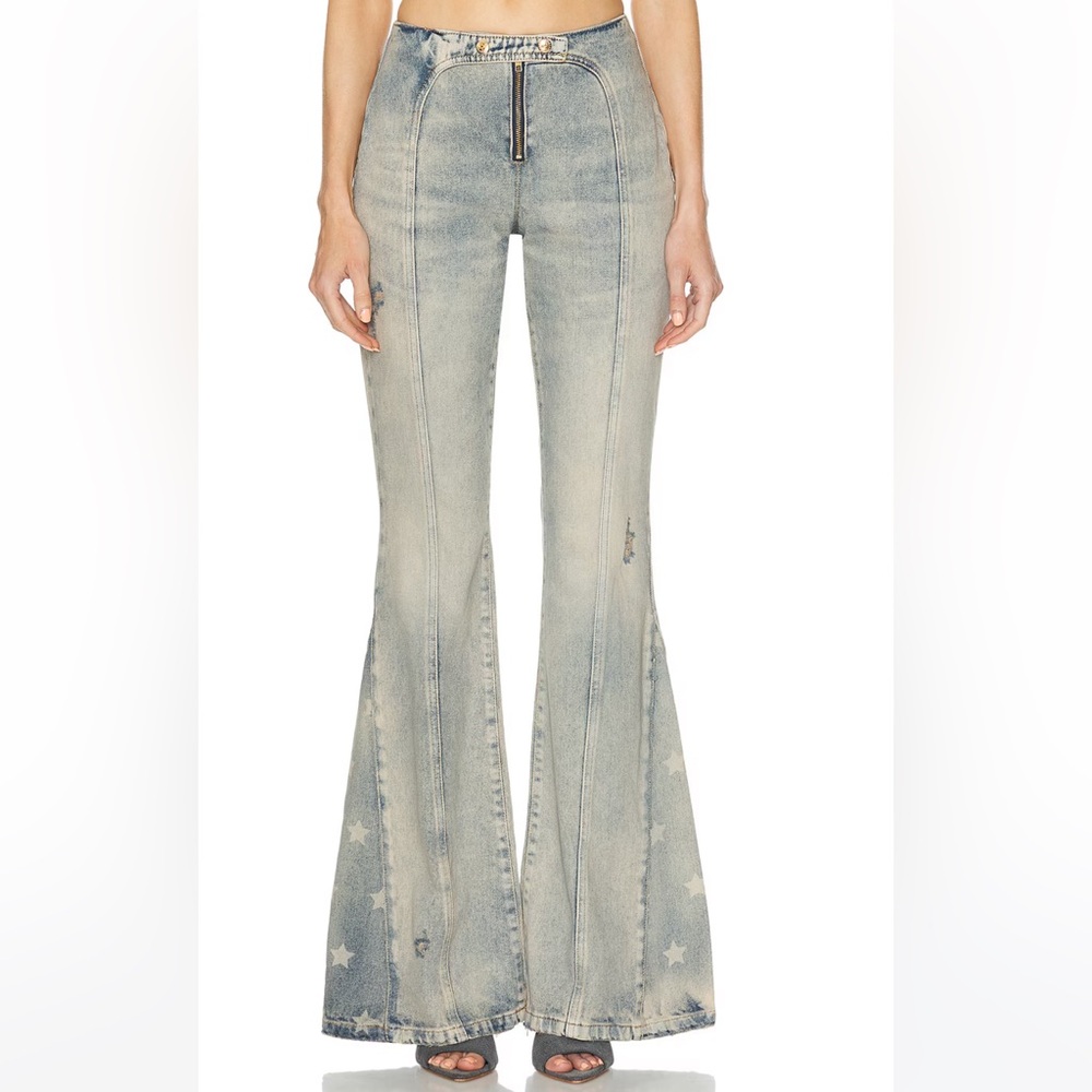 Retrofete Dream Flare Blue Jeans in Amalfi